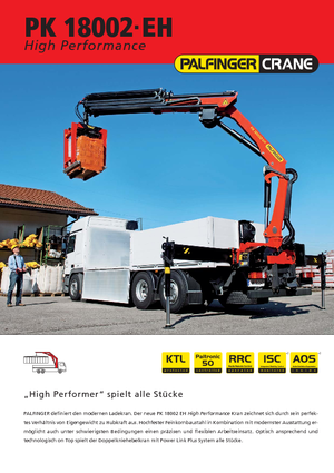 Hydr. Ladekrane Palfinger PK 18002-EH E