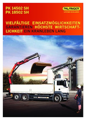 Hydr. Ladekrane Palfinger PK 18502 SH E