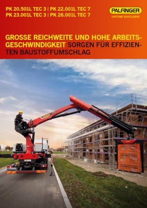 Hydr. Ladekrane Palfinger PK 23.001L TEC 3 C