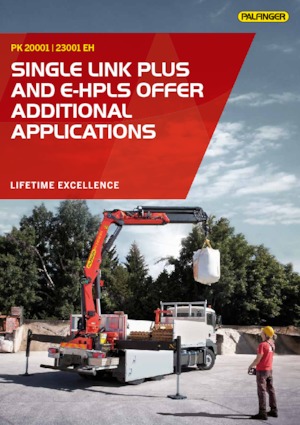 Hydr. Ladekrane Palfinger PK 20001 D