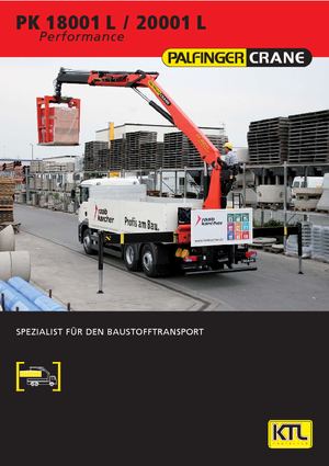 Hydr. Ladekrane Palfinger PK 20001 LA 4 HPLS