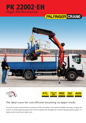 Hydr. Ladekrane Palfinger PK 22002-EH E