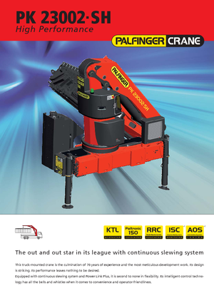 Hydr. Ladekrane Palfinger PK 23002 SH B