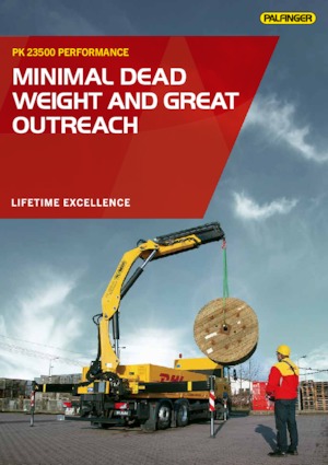 Hydr. Ladekrane Palfinger PK 23500 E
