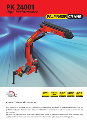 Hydr. Ladekrane Palfinger PK 24001-K B