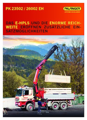 Hydr. Ladekrane Palfinger PK 26002 EH F
