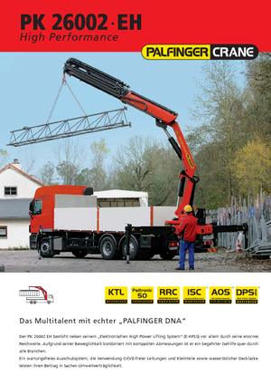 Hydr. Ladekrane Palfinger PK 26002 EH F