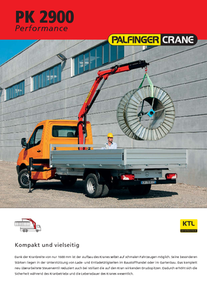Hydr. Ladekrane Palfinger PK 2900 A