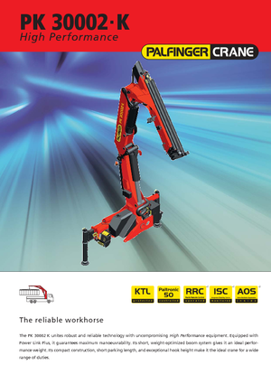 Hydr. Ladekrane Palfinger PK 30002-K A
