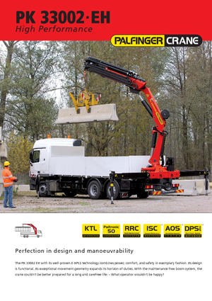 Hydr. Ladekrane Palfinger PK 33002 EH E
