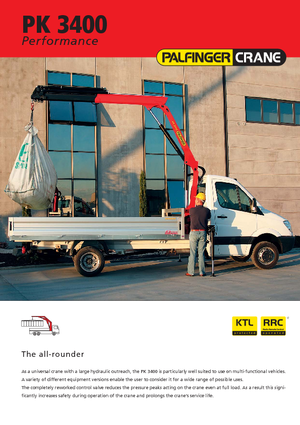 Hydr. Ladekrane Palfinger PK 3400 A