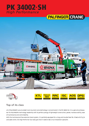 Hydr. Ladekrane Palfinger PK 34002 SH G