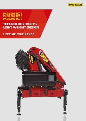 Hydr. Ladekrane Palfinger PK 35.502 TEC 5 E