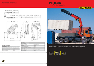 Hydr. Ladekrane Palfinger PK 38502 E