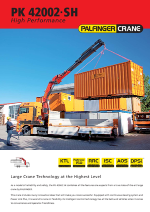 Hydr. Ladekrane Palfinger PK 42502 HPLS B