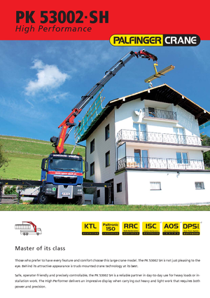 Hydr. Ladekrane Palfinger PK 53002 SH F