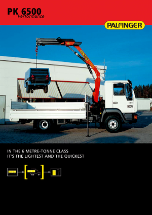 Hydr. Ladekrane Palfinger PK 6500 B