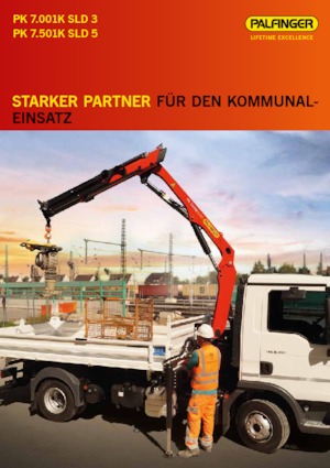 Hydr. Ladekrane Palfinger PK 7.501K SLD 5