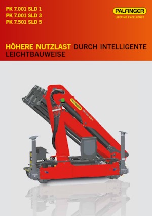 Hydr. Ladekrane Palfinger PK 7.501 SLD 5
