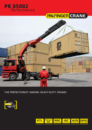 Hydr. Ladekrane Palfinger PK 85002 HPLS F