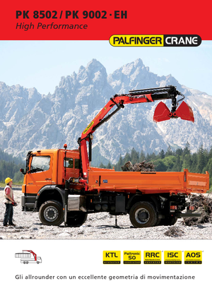 Hydr. Ladekrane Palfinger PK 8502