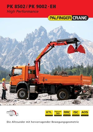 Hydr. Ladekrane Palfinger PK 8502