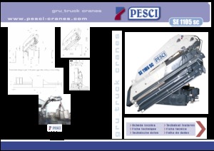 Hydr. Ladekrane Pesci SE 1105SC