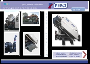 Hydr. Ladekrane Pesci SE 1155