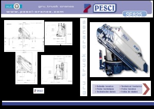 Hydr. Ladekrane Pesci SE 825