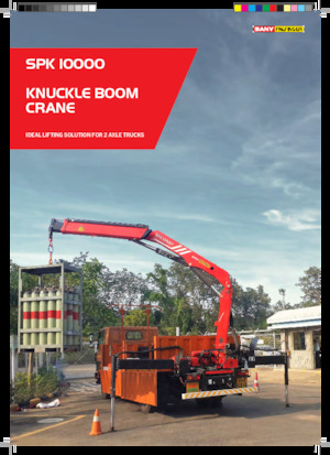 Hydr. Ladekrane Sany SPK 10000 C