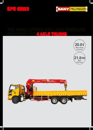 Hydr. Ladekrane Sany SPS 50000 B 