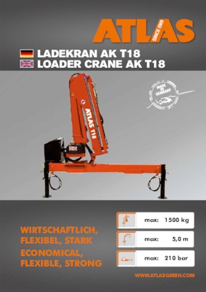 Hydr. Ladekrane Atlas T 18 A28