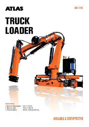 Hydr. Ladekrane T-Atlas TLC 116.3 A3