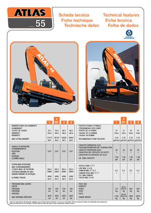 Hydr. Ladekrane T-Atlas TLC 55.2 A1