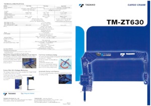 Hydr. Ladekrane Tadano TM-ZT635