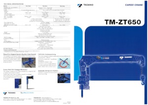 Hydr. Ladekrane Tadano TM-ZT655