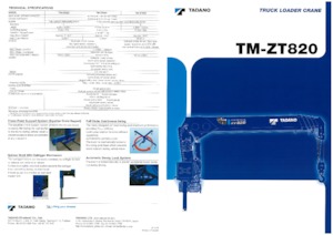 Hydr. Ladekrane Tadano TM-ZT825