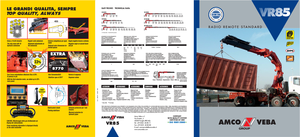 Hydr. Ladekrane Amco Veba VR85-6 S Jib 6 