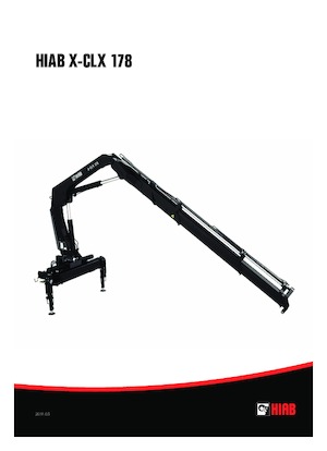 Hydr. Ladekrane Hiab X-CLX 178 B-2 