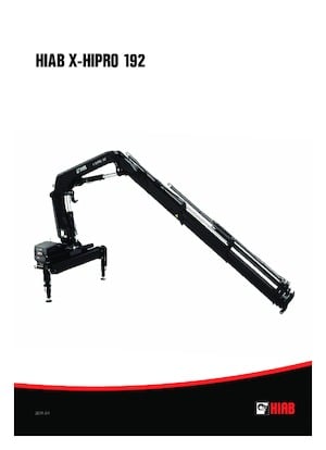 Hydr. Ladekrane Hiab X-HiPro 192 E-3