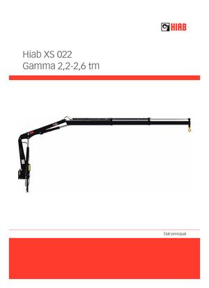 Hydr. Ladekrane Hiab XS 022 B-2 HIDUO