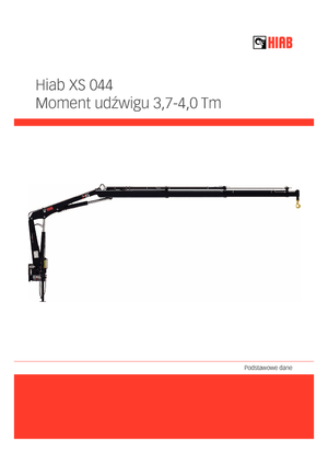 Hydr. Ladekrane Hiab XS 044 D-4 CLX