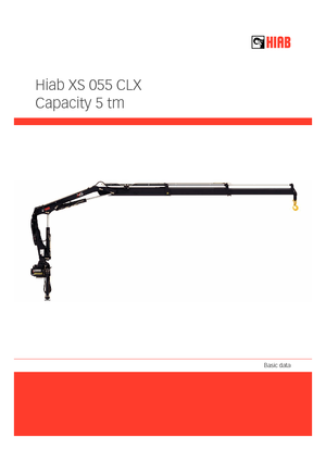 Hydr. Ladekrane Hiab XS 055 B-2 Classic