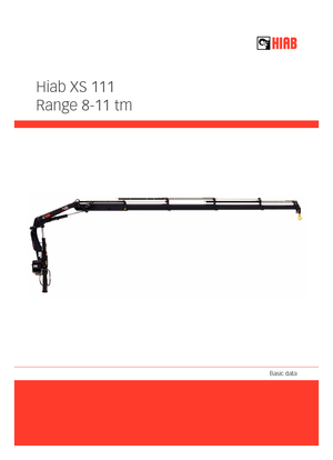 Hydr. Ladekrane Hiab XS 111 B-3 HIDUO