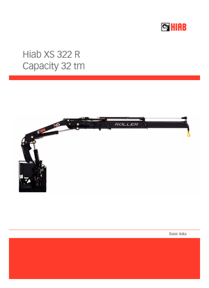 Verfahrbare Ladekrane Hiab XS 322 EP-4 HIPRO CD