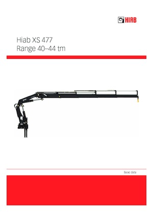 Hydr. Ladekrane Hiab XS 477 E-8 HIDUO
