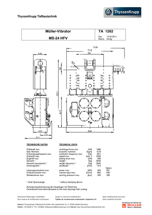 Vibrationshämmer Müller MS 24 HFV