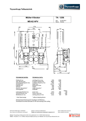 Vibrationshämmer Müller MS 62 HFV
