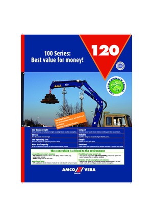 Hydr. Ladekrane Amco Veba 120-1 S