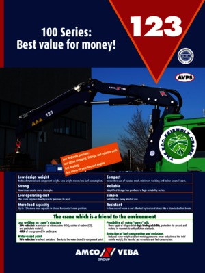 Hydr. Ladekrane Amco Veba 123-1 S